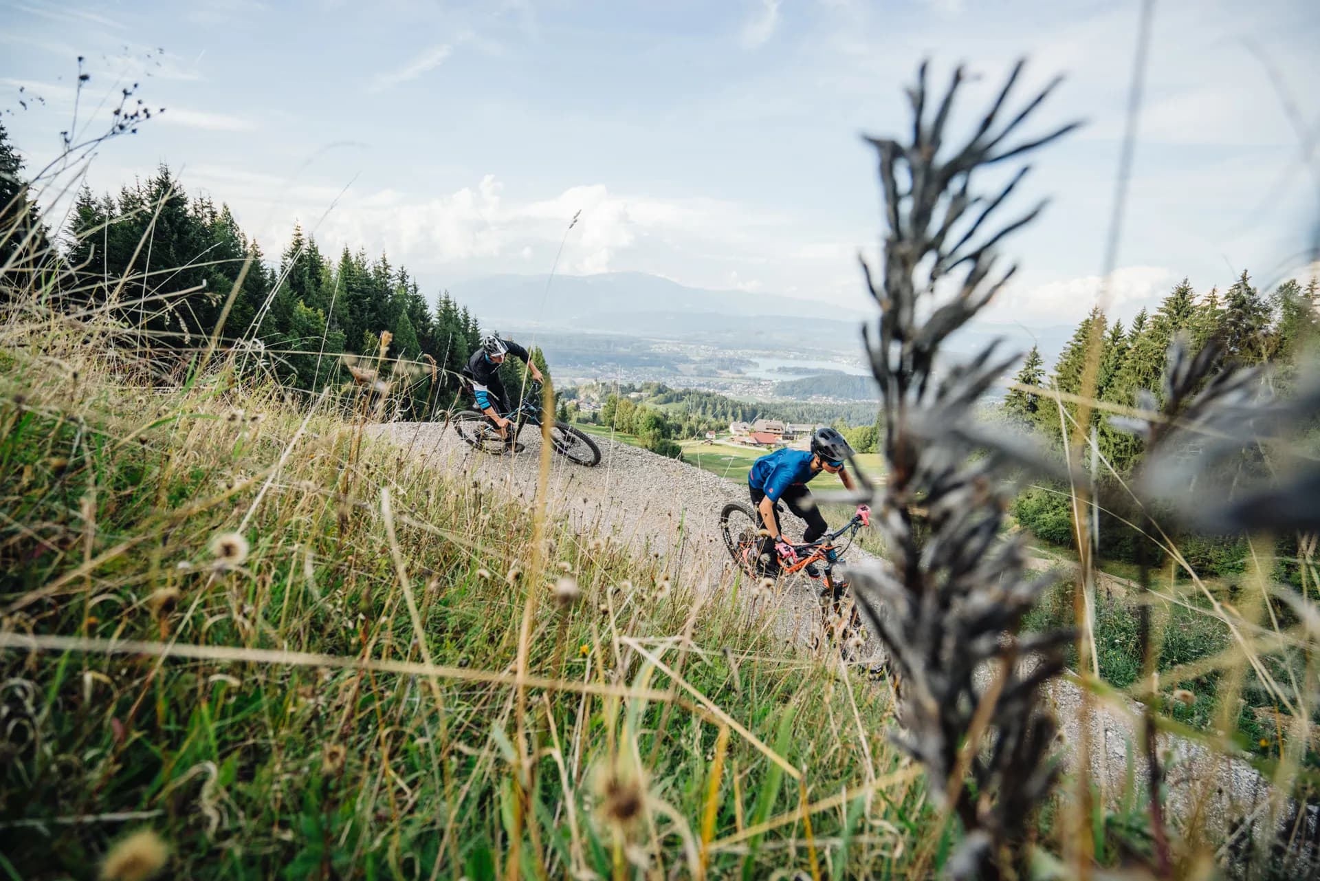 Mountainbiken mit Seeblick am Flowgartner Trail